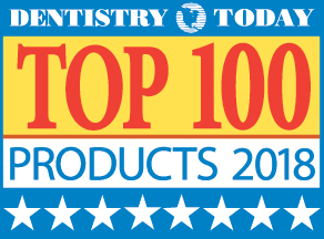 The poster of Top 100 Products 2018 by Dentistry Today The poster of Top 100 Products 2018 by Dentistry Today
